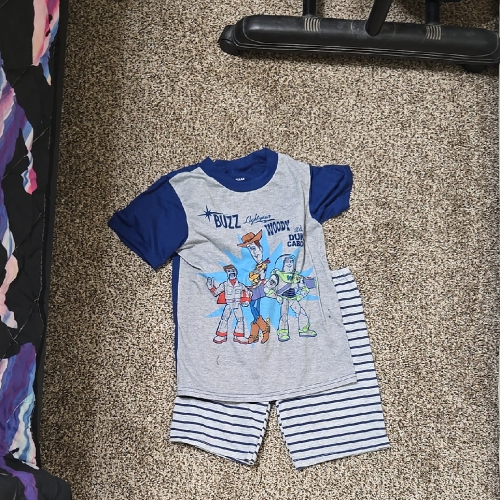 Toy Story Pajama Set with Blue and Gray